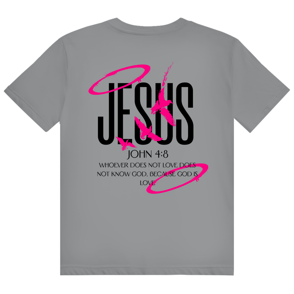 Herren Heavy Cotton T-Shirt JOHN 4:8