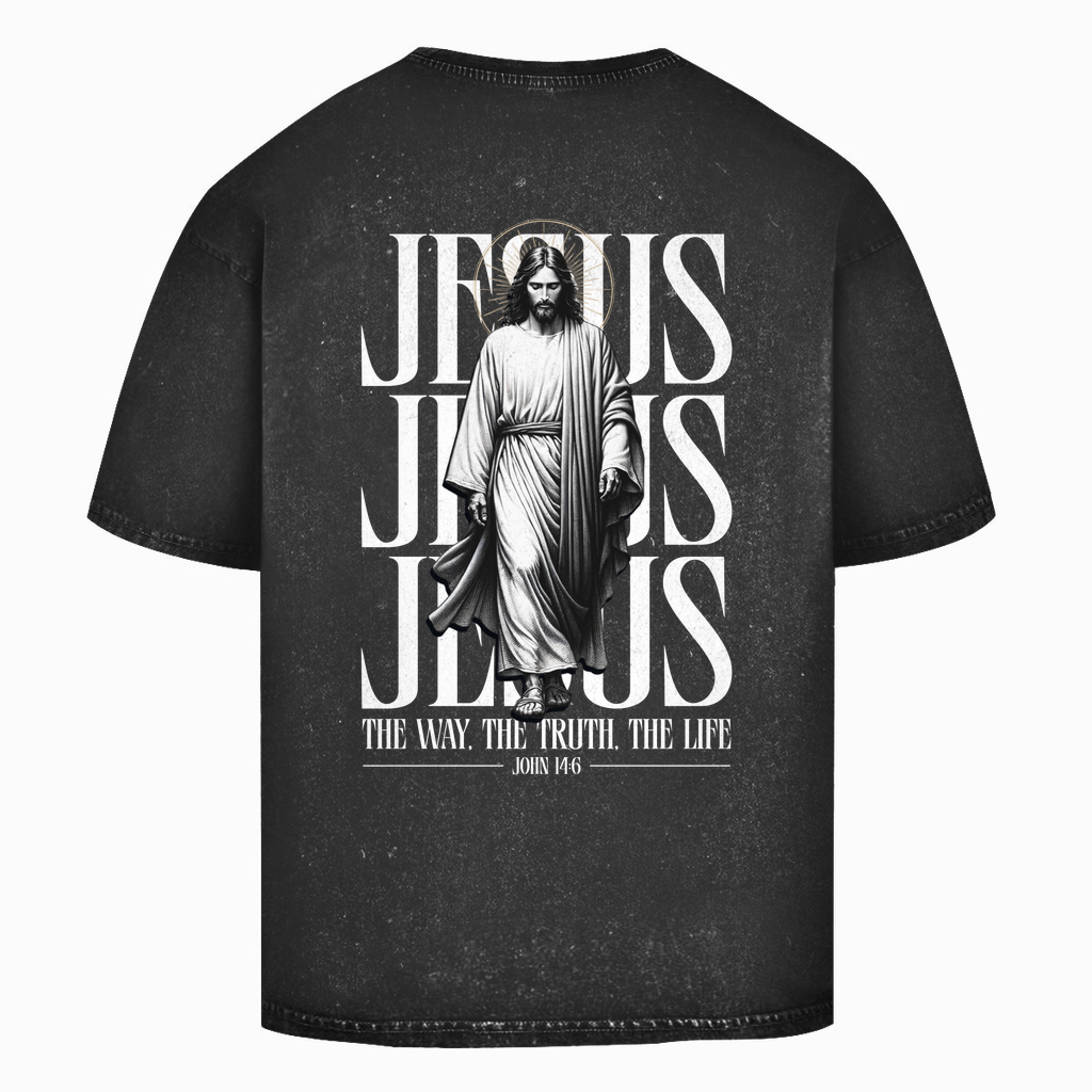 Oversize Washed T-Shirt JESUS