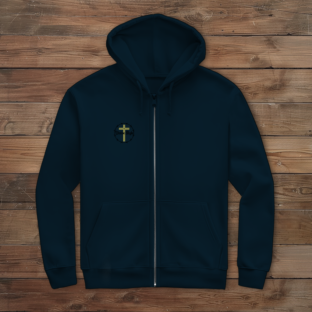 Herren Zipper Hoodie Angel