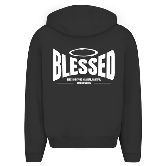 Herren Oversize Zipper Hoodie
