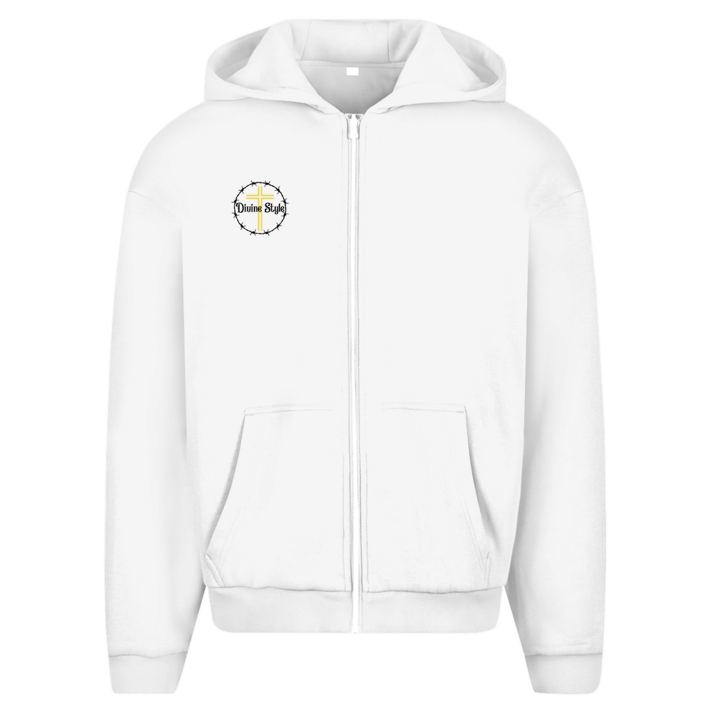Herren Oversize Zipper Hoodie JUSTICE