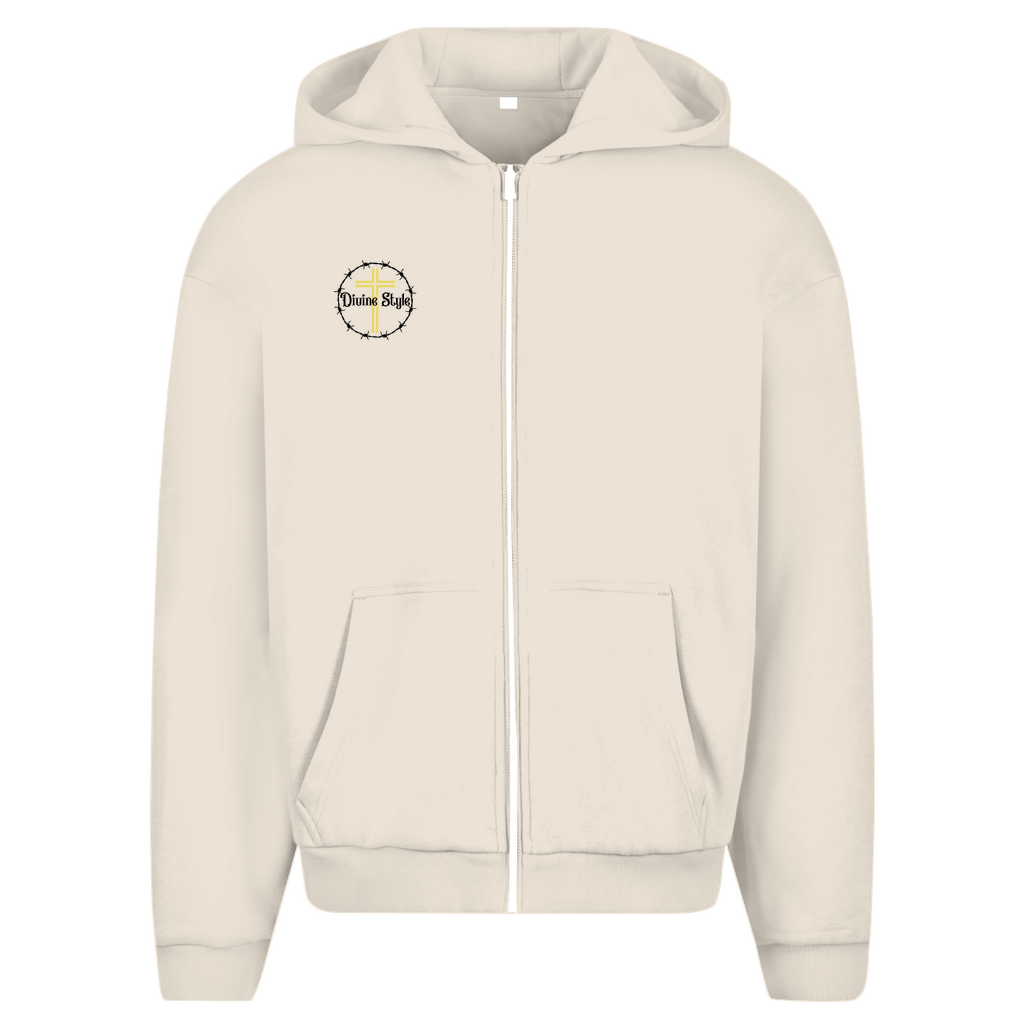 Herren Oversize Zipper Hoodie JUSTICE