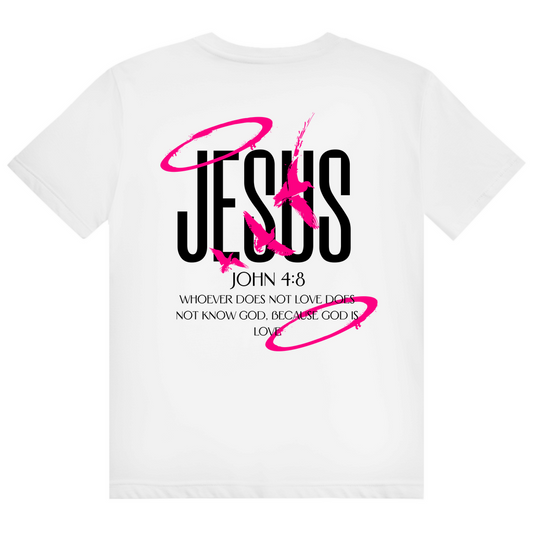 Herren Heavy Cotton T-Shirt JOHN 4:8