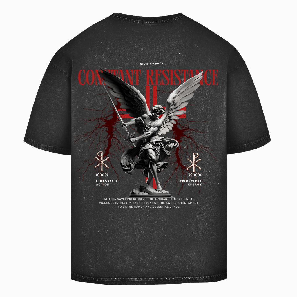 Oversize Washed T-Shirt Angel