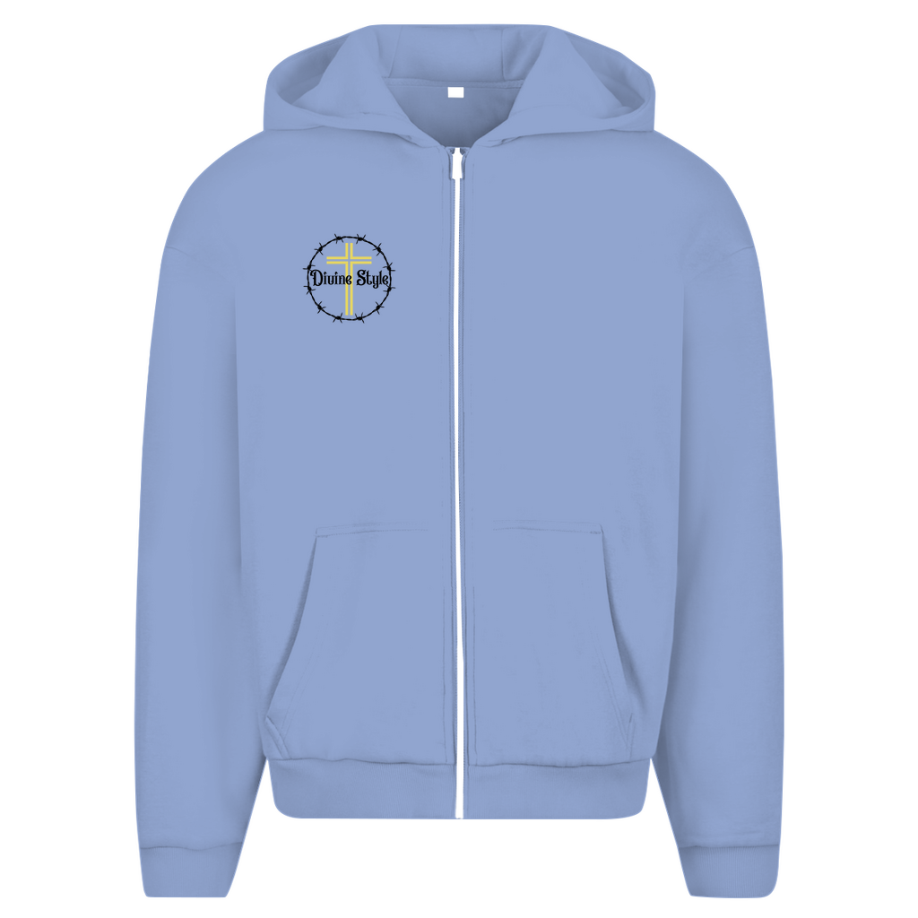 Herren Oversize Zipper Hoodie