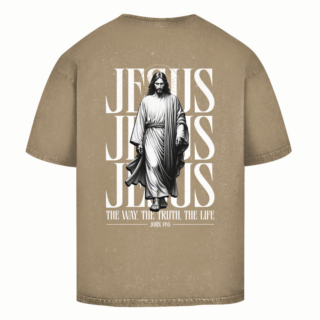 Oversize Washed T-Shirt JESUS