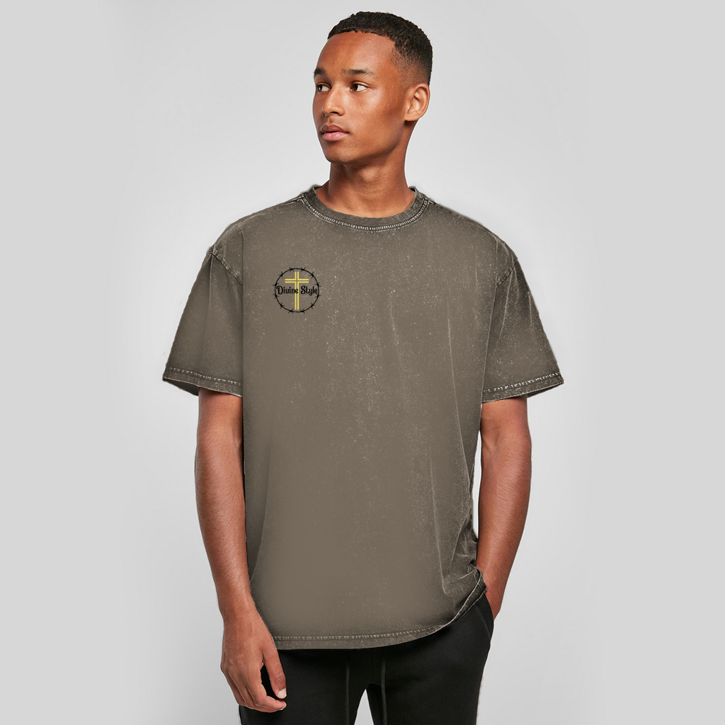 Oversize Washed T-Shirt Angel