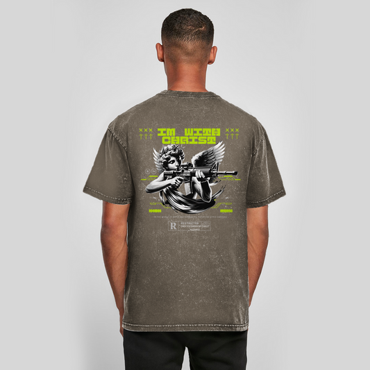 Oversize Washed T-Shirt Angel