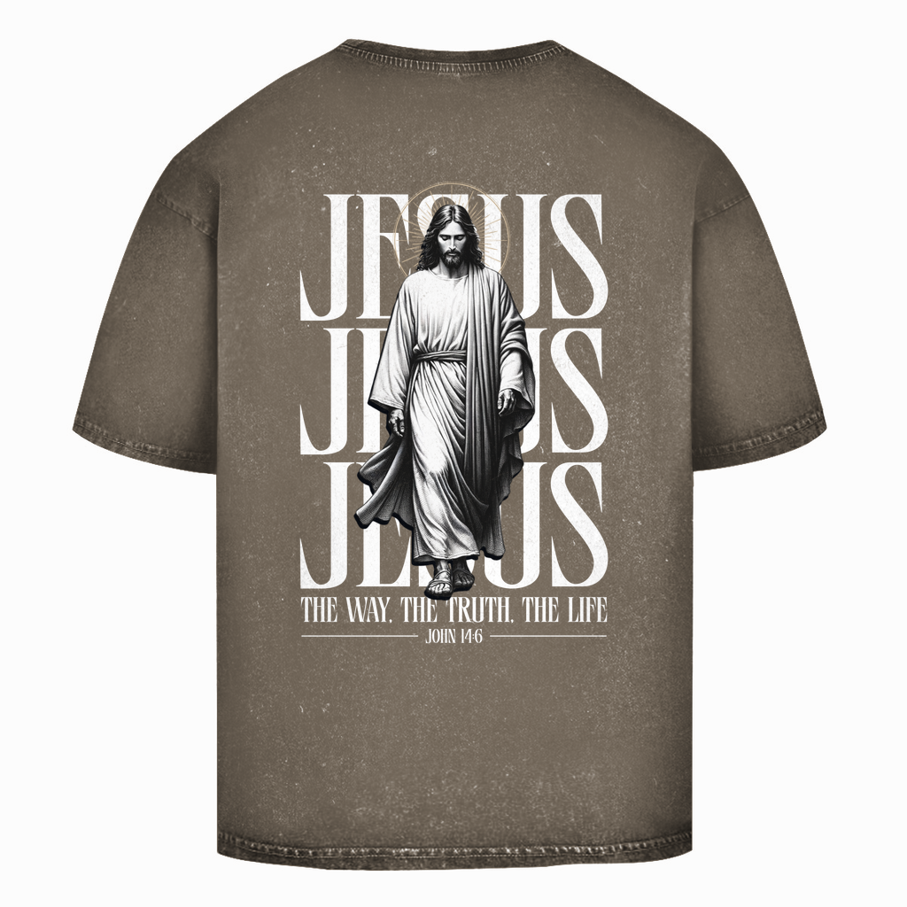 Oversize Washed T-Shirt JESUS