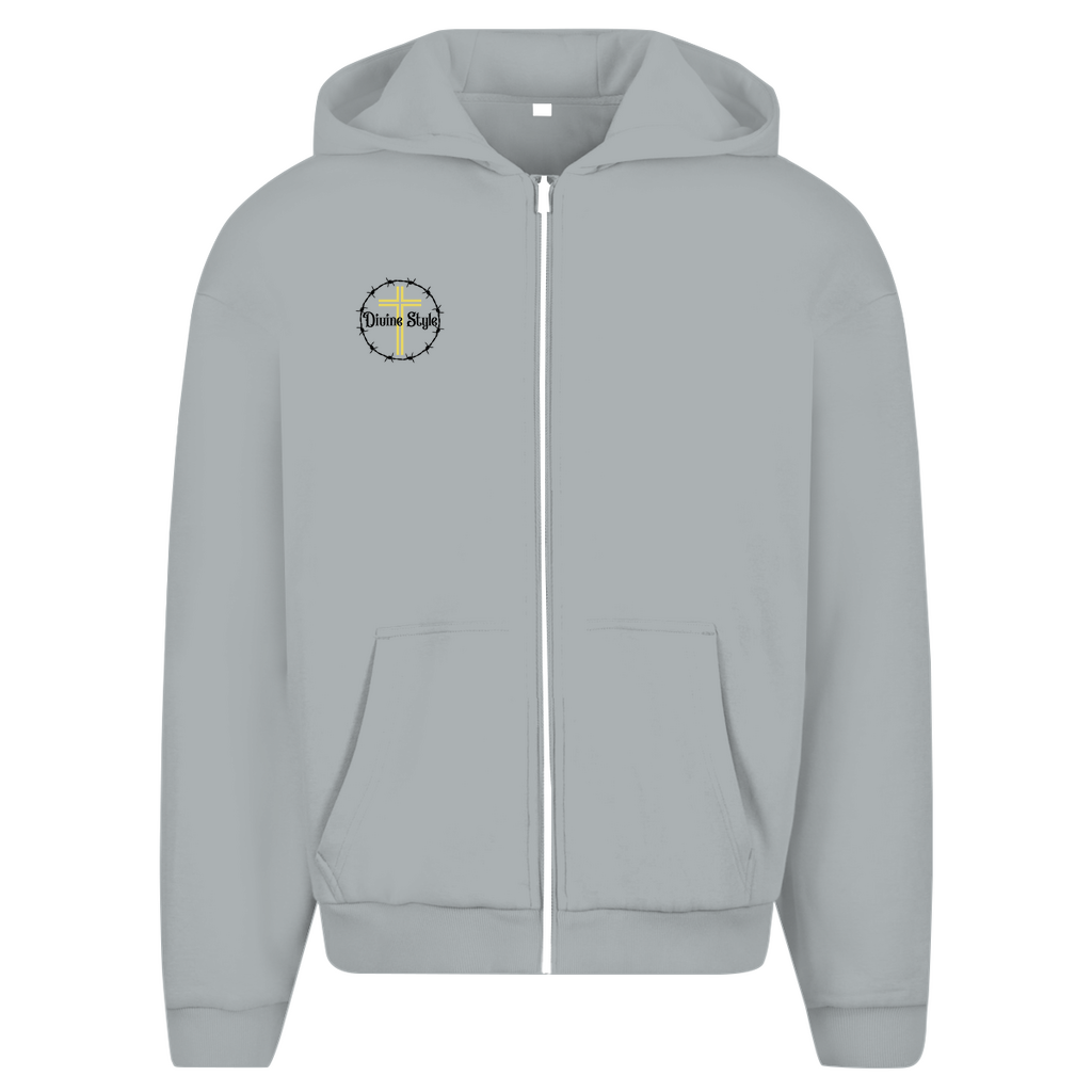 Herren Oversize Zipper Hoodie JUSTICE
