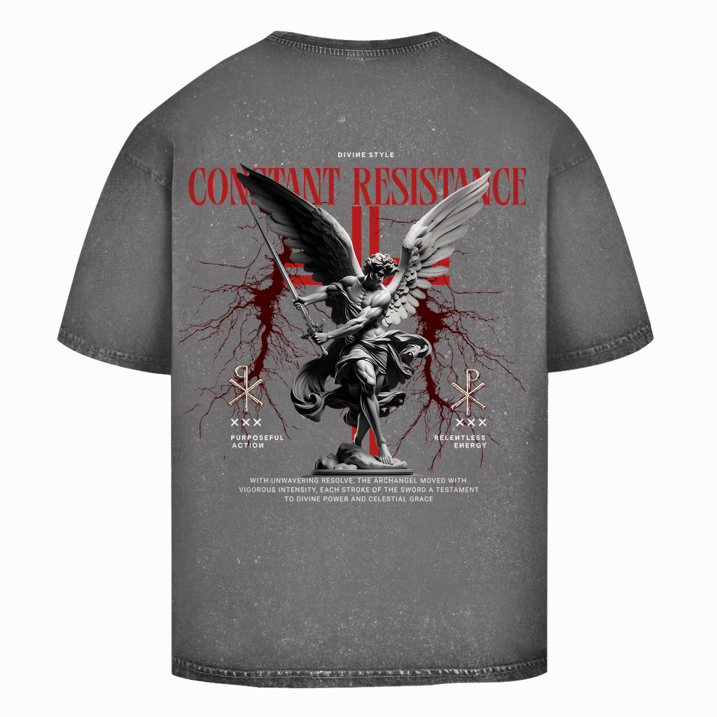Oversize Washed T-Shirt Angel