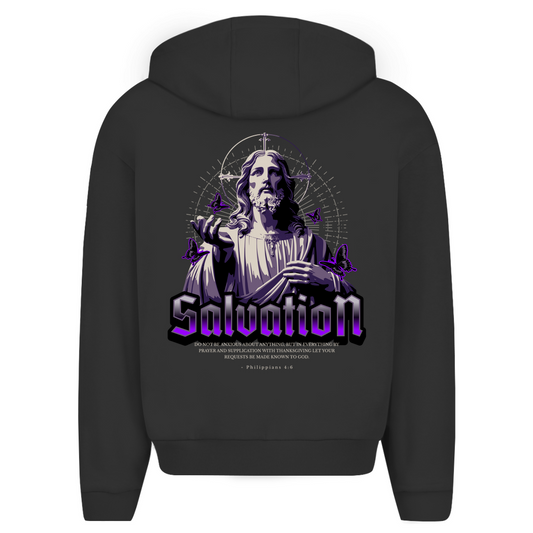 Herren Oversize Zipper Hoodie SALVATION