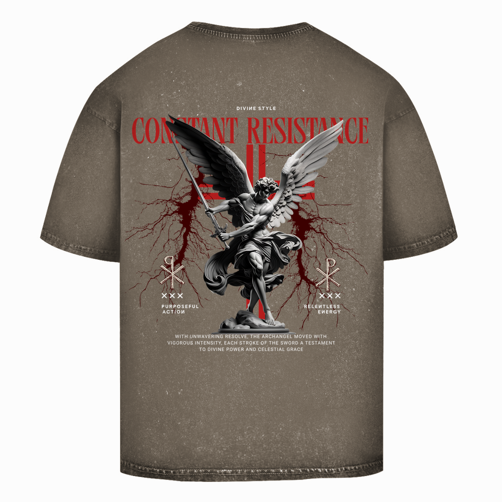 Oversize Washed T-Shirt Angel