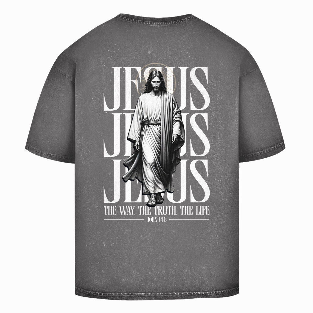 Oversize Washed T-Shirt JESUS