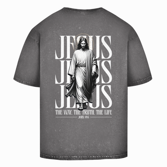 Oversize Washed T-Shirt JESUS