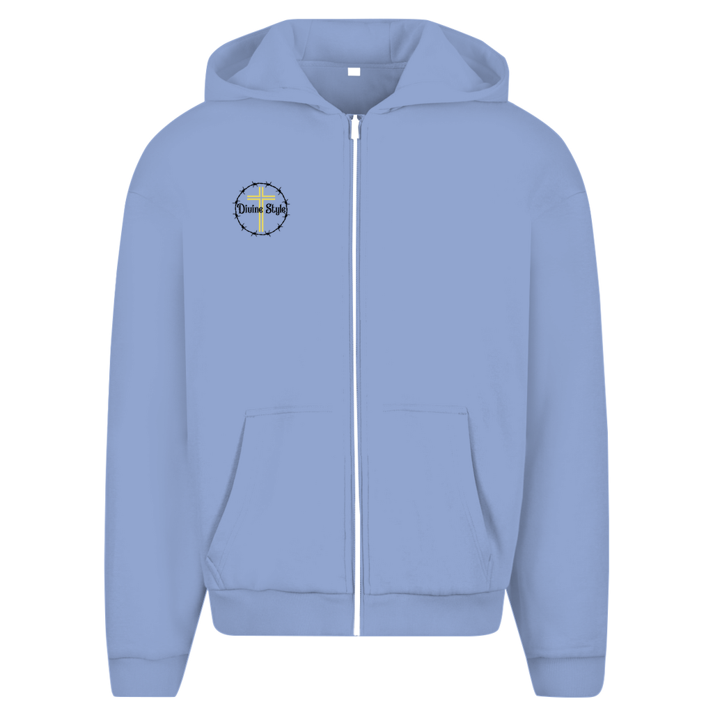 Herren Oversize Zipper Hoodie JUSTICE